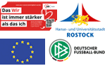 Hansestadt Rostock, Mecklenburg-Vorpommern - Ministerium für Soziales, Integration und Gleichstellung, Europäische Union / Europäischer Sozialfonds, Deutscher Fußball-Bund